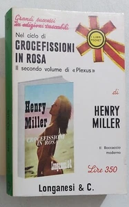 I117733 Henry Miller - Crocefissioni in rosa: Plexus (Volume Secondo) -Longanesi - Picture 1 of 2