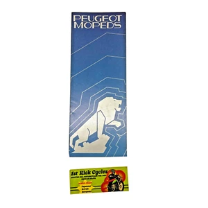 VINTAGE PEUGEOT MOPEDS ADVERTISING SALES BROCHURE - Picture 1 of 3