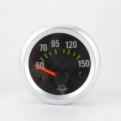2" 52mm Auto Racing Car Oil Temp Gauge Temperature 50-150 Celsius Instrument - Image 1 of 4