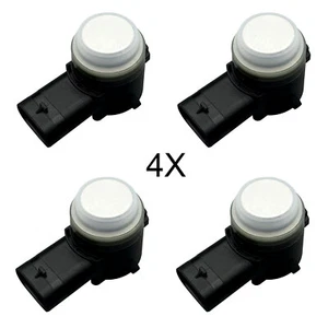 4X For Tesla Model 3 S X Y Bumper Parking Ultrasonic PDC Sensor White - Picture 1 of 8