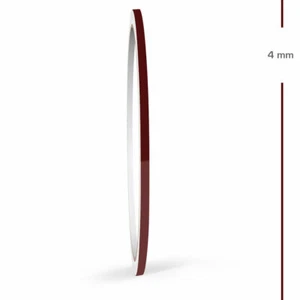 Zierstreifen 4mm 10 Meter Weinrot Dunkelrot Glänzend RAL 3004 Glanz Auto Boot - Bild 1 von 5