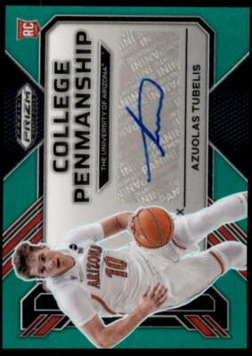 Tubelis RC 2023 Prizm Draft Picks College Penmanship Signatures Prizm Green #28 - Image 1 of 2