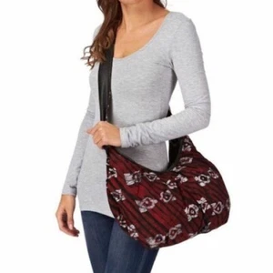 NUEVO Vans X Mujeres Africanas Artesanas Della Bag Hobo Bolso de Mano (BATIK/ROJO) RBCK-222 - Imagen 1 de 2
