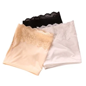 3pcs Lace Strapless Seamless Stretchy Bandeau Tube Bra Comfortable Bra - Imagen 1 de 8