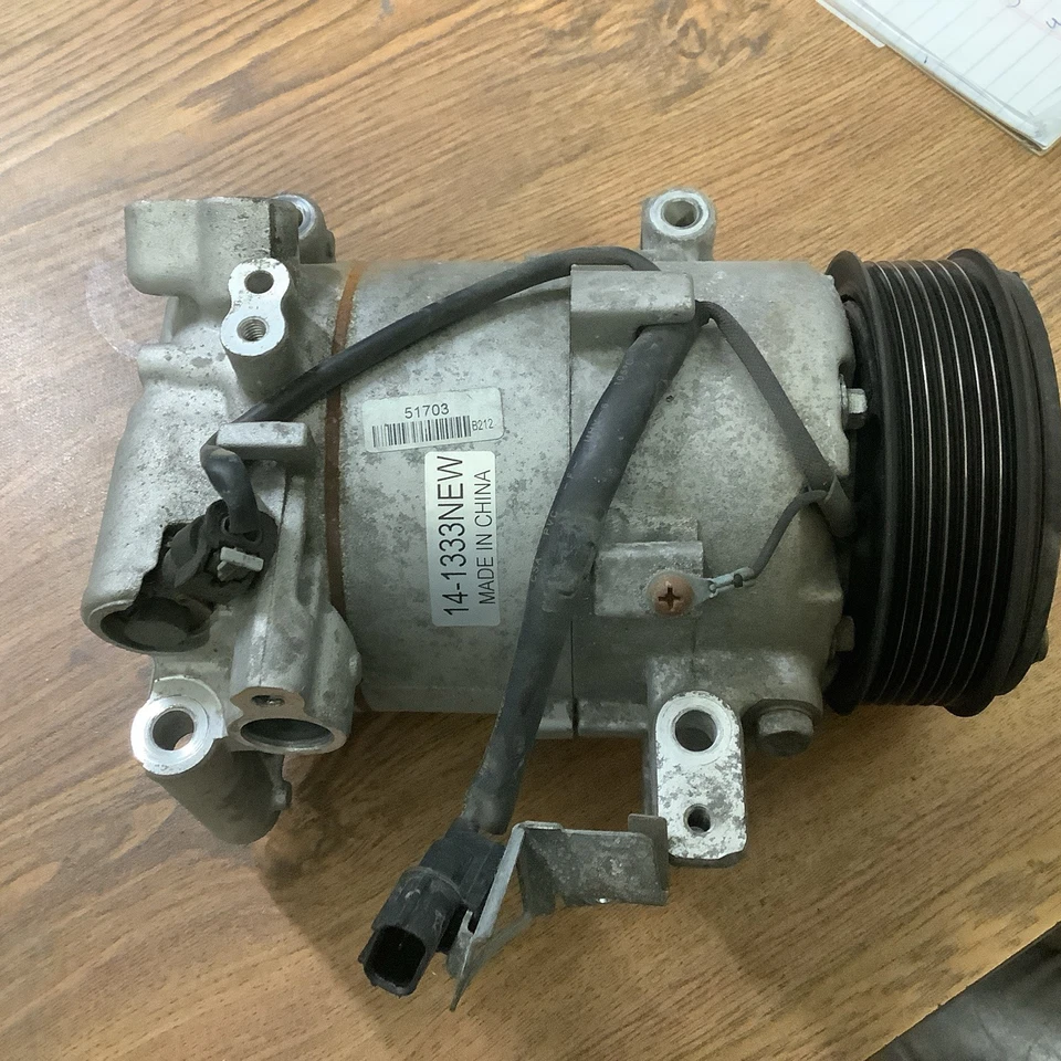 Compresor de aire acondicionado con estilo CVC y polea de 7 ranuras para Honda Civic 2016-2021 L4 2,0 L Foto 1 de 2