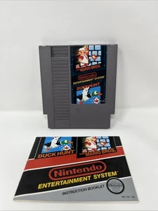 Cartucho NES Super Mario Bros Duck Hunt + Manual + Estuche Probado - Imagen 1 de 11