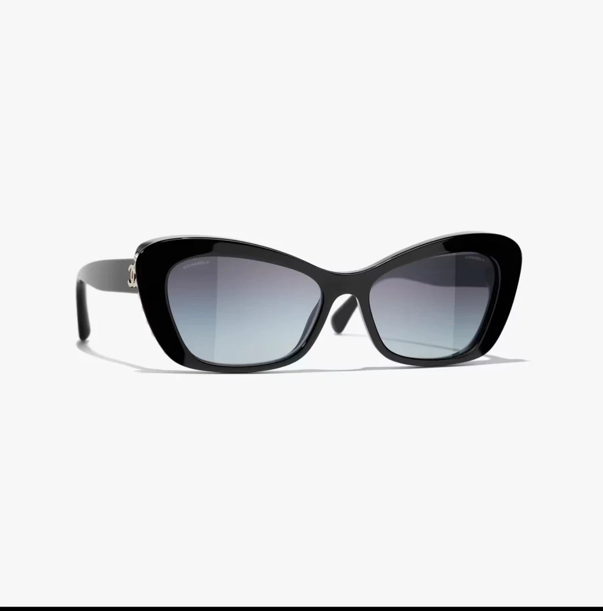 CHANEL Black Cat Eye Sunglasses for Women for sale | eBay