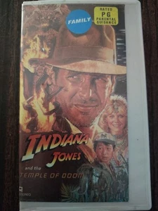 Indiana Jones and the Temple of Doom (VHS) Ex Rental Hardcase - Picture 1 of 7