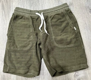 Vans Short Off The Wall Men’s Medium Cotton Green Elastic Sport Shorts Loose Fit - Picture 1 of 10