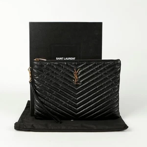 Saint Laurent Monogram Tablet Pouch 559193 102774742 - Picture 1 of 13