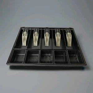 IBM Point-of-Sale Plastic Fixed Bill Notes Till Cash Drawer Tray W/ 5 Coin Cups - Picture 1 of 7