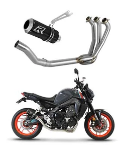 MT 09 2021 - 2023 Sistema di scarico Silenziatore GP NERO DOMINATOR - Foto 1 di 12