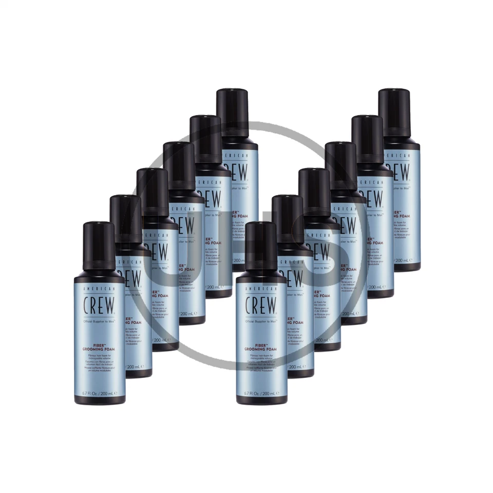 12 x American Crew Fiber Grooming Foam | 200ml | AUS SELLER - Image 1 of 1