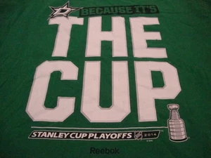 NHL Dallas Stars National Hockey League Fan 2014 Stanley Cup Green T Shirt 2XL - Picture 1 of 2