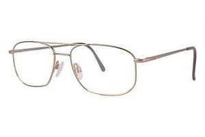 Stetson 322 057 Gold Large Eyeglass Frame 57 17 145 - Picture 1 of 9