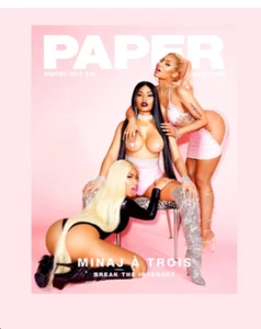 PAPER MAGAZINE WINTER 2017 NICKI MINAJ MINAJ A TROIS Ellen von Unwerth - Picture 1 of 1