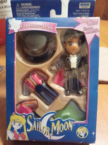 Vintage New Sailor Moon Tuxedo Mask Mini Dressables Irwin Cover