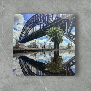 Professional Personalised Acrylic Photo Print 180mm x 180mm with optional brushe - Picture 1 of 2