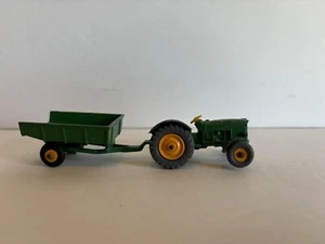 VINTAGE LESNEY MATCHBOX John Deere Tractor With Cart #50/51 - Picture 1 of 7