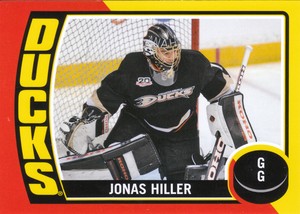 14/15 O-PEE-CHEE OPC STICKER #ST-39 JONAS HILLER DUCKS *7417