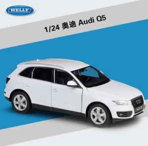 1:24 Welly Audi Q5 Diecast Model Car New in Box White Black - Picture 1 of 9