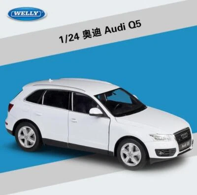 1:24 Welly Audi Q5 Diecast Model Car New in Box White Black - Image 1 of 4