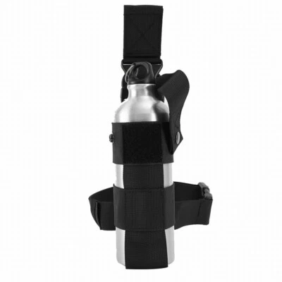 Funda táctica para botella de agua con pierna caída soporte para spray de pimienta ajustable caza Foto 1 de 4