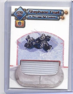 00-01 2000-01 PACIFIC STEPHANE FISET IN THE CAGE NET-FUSIONS 5 LOS ANGELES KINGS - Picture 1 of 1