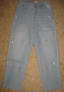 SO brand Super High Rise Carpenter Straight Demin Blue Jeans Womens size 3 / 26W - Picture 1 of 3