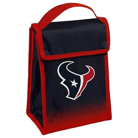 NFL Team Logo Gradient Insulated Lunch Bag - Houstan Texans Cover