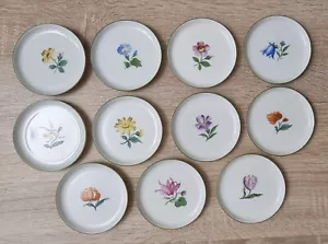 Augarten Wiener Porzellan mit Blumen Motiv 11 x Schälchen - Bild 1 von 8