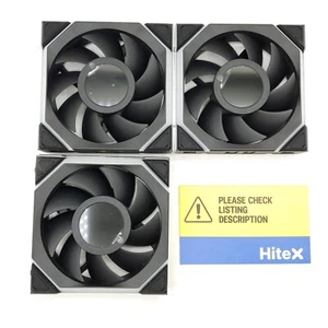 Lian Li UNI Fan SL LCD Wireless 120 Triple Pack ARGB Fan 1.6" LCD, Black *READ* - Photo 1/4