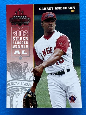 2003 Donruss Champions Garret Anderson #6 - Image 1 of 2