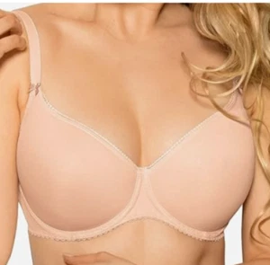 GAIA Pilar Foam T-Shirt Underwire Bra EU/DE 70H UK32FF Spacer Cups BS0480 Beige - Picture 1 of 11