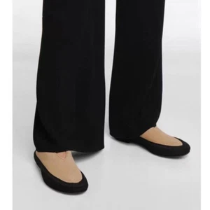 Womens THE ROW New Suede Soft Flat Heels Round Toe Pull on Short Boots - Picture 1 of 26