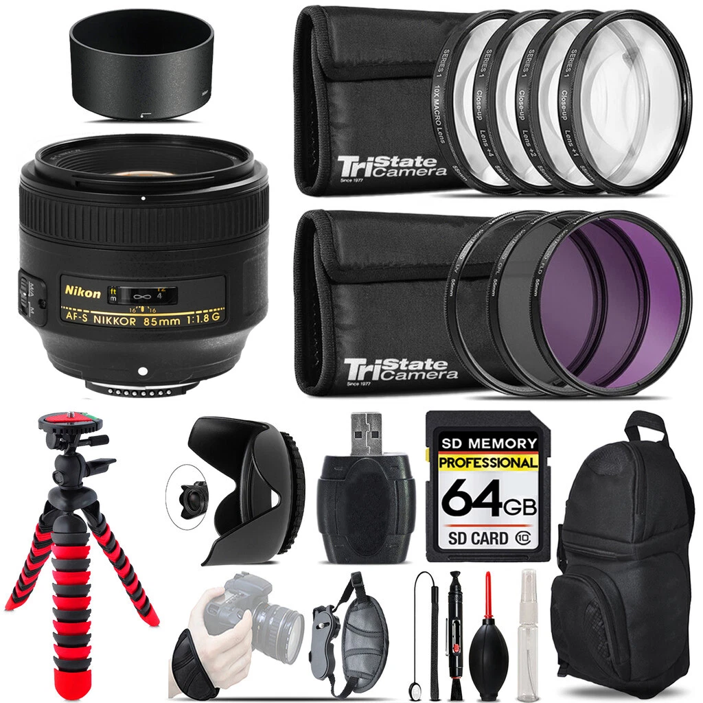 Nikon AF f/1.8 Camera Lenses 85mm Focal for sale | eBay