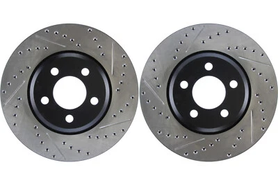 Front PAIR Stoptech Disc Brake Rotor for 2005-2008 Dodge Magnum (43942) - Image 1 of 4