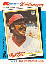 1982 Topps K-Mart Limited Baseball Trading Cards Pick From List