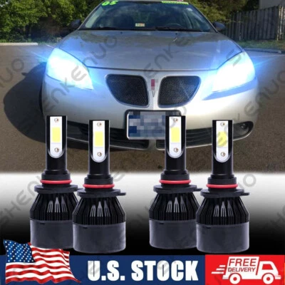 For Pontiac G6 2005 2006 2007-2010 - 8000K BLUE LED Headlight Bulb Hi/Lo Beam - Изображение 1 из 4