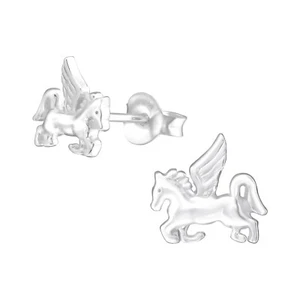 Einhorn Kinder Ohrringe 925 Silber für Mädchen Schmuck Geschenk - Bild 1 von 5