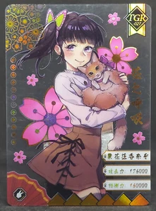 Demon Slayer TGR-027 Kanao Tsuyuri Plastic Clear Card Holo Foil Little Dino - Picture 1 of 7