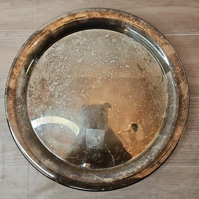 Bandeja de plata vintage LUNT M-3 Foto 1 de 4