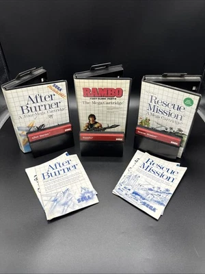 Bloody Air strike Rescue Bundle!!! (Sega Master System, 1986) Free Ship - Image 1 of 4