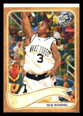 Pase de prensa 2005-06 lista de verificación de la vieja escuela Chris Paul #OS25 novato radiocontrol Wake Forest Foto 1 de 2