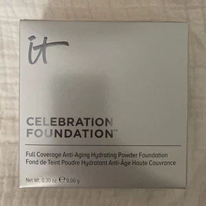 Base en polvo antienvejecimiento IT Cosmetics Celebration BRONCEADO MEDIO NUEVO - Imagen 1 de 2
