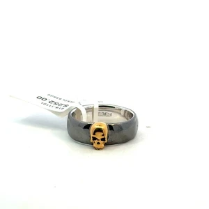 Neu im Karton Effy Sterlingsilber Totenkopf Ring Größe 10 252 $ Einzelhandel - Bild 1 von 3