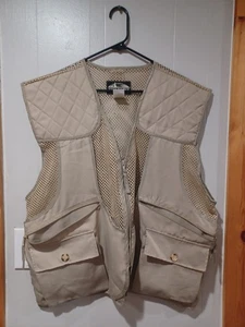 Fieldline Hunting Vest XL Khaki Gamebag Upland Bird Safari Fish Shoot-T - Picture 1 of 14