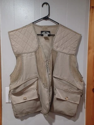 Fieldline Hunting Vest XL Khaki Gamebag Upland Bird Safari Fish Shoot-T - Image 1 of 4