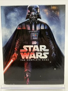 STAR WARS THE COMPLETE SAGA 1,2,3,4,5,6 (9 BLU-RAY Discs Box Set) - Picture 1 of 4