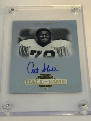 2012 Press Pass HOF Edition ART SHELL /70 ON-CARD Auto HOF Raiders - Image 1 of 2
